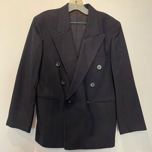 GANT Boys Black Double Breasted Blazer Jacket Youth Classic, Size 10R